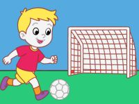 Futbol boyama oyunu