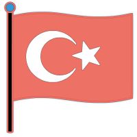 Türk Bayrağı boyama oyunu